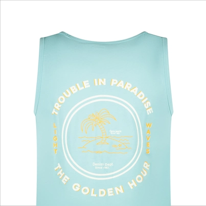 Cars - Tanktop - Mintgroen - SURRENTO Singlet Navy - 64279