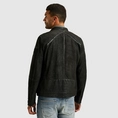 Cast Iron - Leren jassen - Zwart - Short jacket SPEEDTURE RACER Sheep