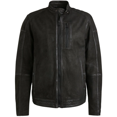 Cast Iron - Leren jassen - Zwart - Short jacket SPEEDTURE RACER Sheep