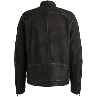 Cast Iron - Leren jassen - Zwart - Short jacket SPEEDTURE RACER Sheep
