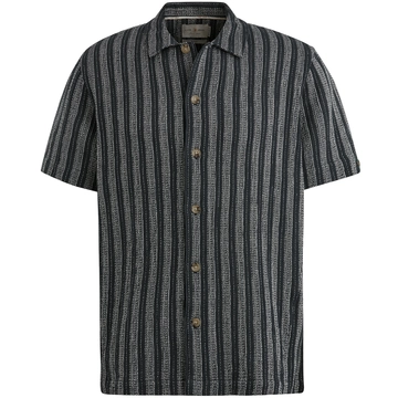 Cast Iron - Overhemd korte mouw - Blauw - Csis2503231 - Short Sleeve Shirt YD Stripe regul