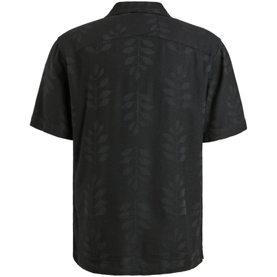 Cast Iron - Overhemd korte mouw - Donkerblauw - Short Sleeve Shirt Jacquard woven - Csis2505280