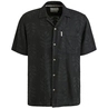 Cast Iron - Overhemd korte mouw - Donkerblauw - Short Sleeve Shirt Jacquard woven - Csis2505280