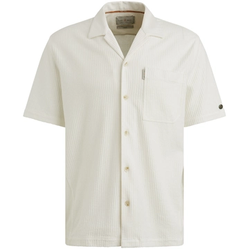 Cast Iron - Overhemd korte mouw - Ecru - Short Sleeve Shirt Structure jerse - Csis2505284