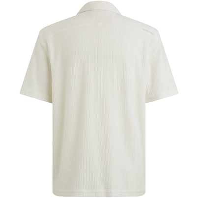 Cast Iron - Overhemd korte mouw - Ecru - Short Sleeve Shirt Structure jerse - Csis2505284