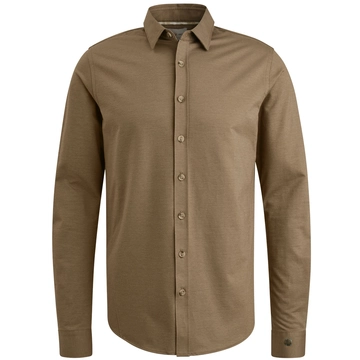 Cast Iron - Overhemd lange mouw - Bruin - Csi2503226 - Long Sleeve Shirt Twill Jersey 2 t