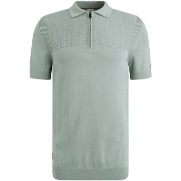 Cast Iron - Polo - Blauw - Short sleeve polo cotton modal - Cpss2505898