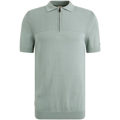 Cast Iron - Polo - Blauw - Short sleeve polo cotton modal - Cpss2505898