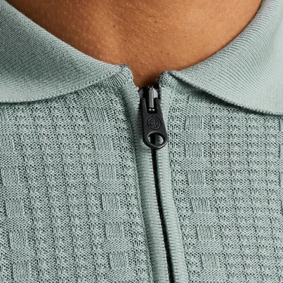 Cast Iron - Polo - Blauw - Short sleeve polo cotton modal - Cpss2505898
