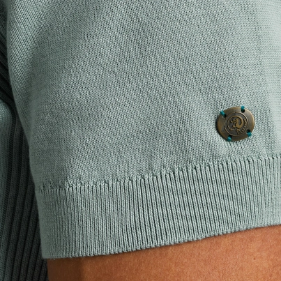 Cast Iron - Polo - Blauw - Short sleeve polo cotton modal - Cpss2505898