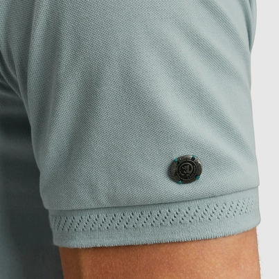 Cast Iron - Polo - Blauw - Short sleeve polo essential fine p - Cpss2505894