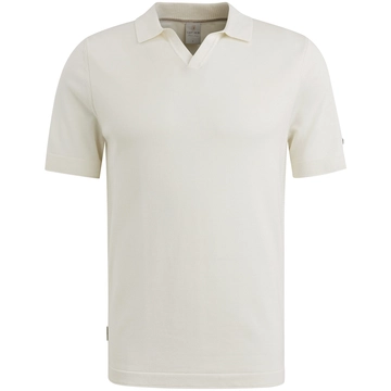 Cast Iron - Polo - Ecru - Cpss2503870 - Short sleeve polo cotton modal