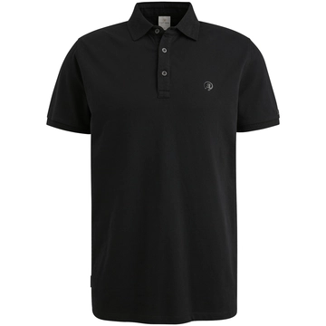Cast Iron - Polo - Zwart - Cpss2502850 - Short sleeve polo fine pique essen