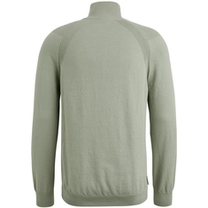 Cast Iron - Schipperstrui - Aqua - Ckw2502309 - Half zip collar cotton stretch