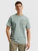 Cast Iron - T-shirt korte mouw - Blauw - Short sleeve r-neck regular fit - Ctss2505586