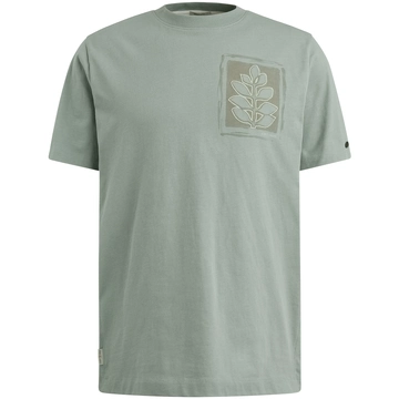 Cast Iron - T-shirt korte mouw - Blauw - Short sleeve r-neck regular fit si - Ctss2505586
