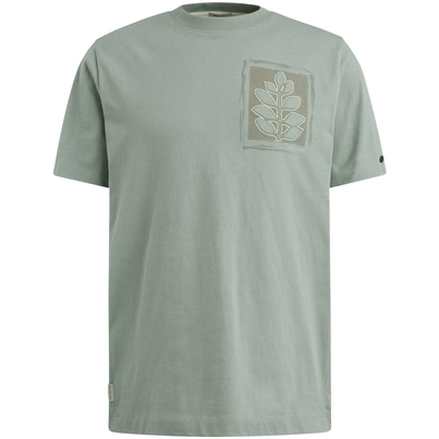 Cast Iron - T-shirt korte mouw - Blauw - Short sleeve r-neck regular fit si - Ctss2505586