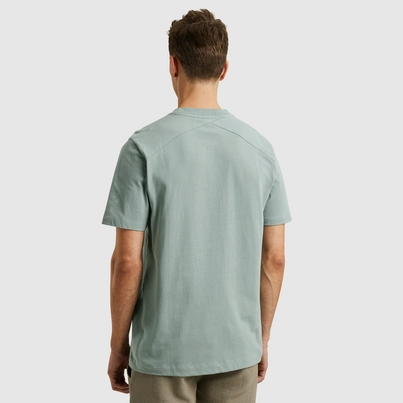 Cast Iron - T-shirt korte mouw - Blauw - Short sleeve r-neck regular fit si - Ctss2505586