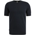 Cast Iron - T-shirt korte mouw - Donkerblauw - Short sleeve r-neck cotton blend s - Ctss2505589