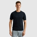 Cast Iron - T-shirt korte mouw - Donkerblauw - Short sleeve r-neck cotton blend s - Ctss2505589