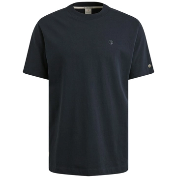 Cast Iron - T-shirt korte mouw - Donkerblauw - Short sleeve r-neck regular fit si - Ctss2505587