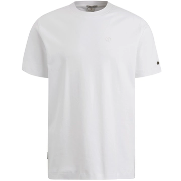 Cast Iron - T-shirt korte mouw - Ecru - Ctss2502510 - Crewneck regular fit interlock ess