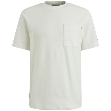 Cast Iron - T-shirt korte mouw - Ecru - Ctss2504582 - Short sleeve r-neck regular fit wa
