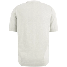 Cast Iron - T-shirt korte mouw - Ecru - Ctss2504596 - Crewneck cotton blend slub