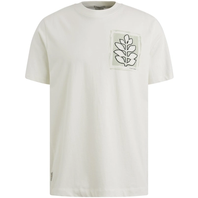 Cast Iron - T-shirt korte mouw - Ecru - Short sleeve r-neck regular fit si - Ctss2505586