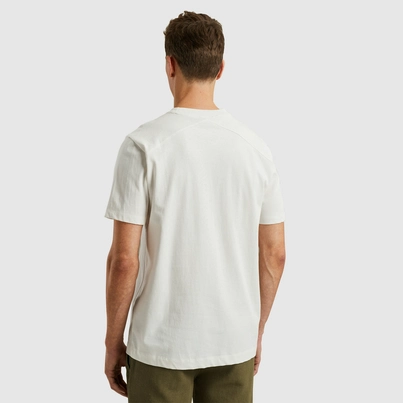 Cast Iron - T-shirt korte mouw - Ecru - Short sleeve r-neck regular fit si - Ctss2505586
