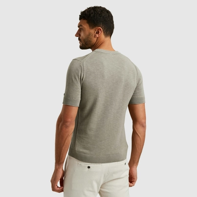 Cast Iron - T-shirt korte mouw - Grijs - Short sleeve r-neck cotton blend s - Ctss2505589