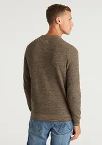 Chasin - Trui met ronde hals - Taupe - Basal Mixed