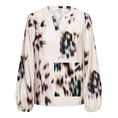&co - Elsie Faded Flower - Blouse lange mouw - Middengroen - Bl331
