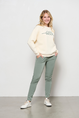 &co - Sunya - Trui met ronde hals - Beige - Sw123