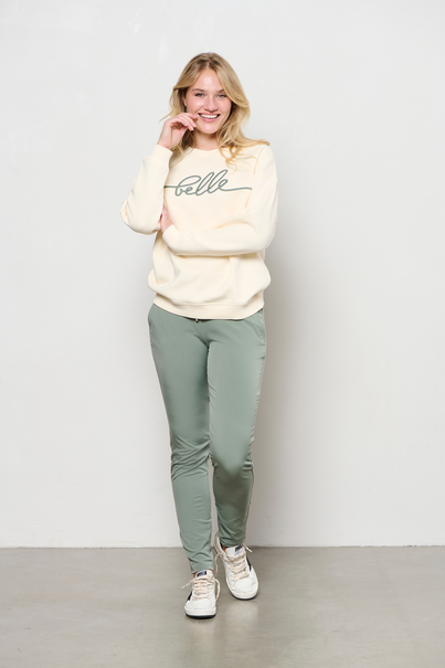 &co - Sunya - Trui met ronde hals - Beige - Sw123