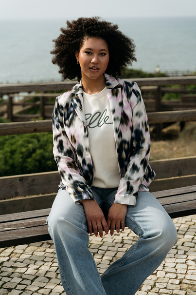 &co - Sunya - Trui met ronde hals - Beige - Sw123
