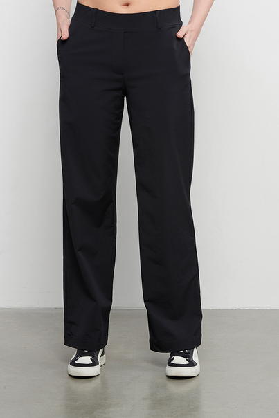 &CO Woman - 7/8 broek katoen - Zwart - Patrice Travel - #Basics-Pa264