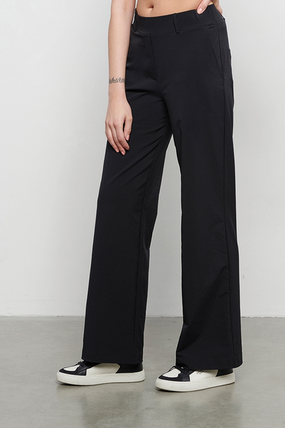 &CO Woman - 7/8 broek katoen - Zwart - Patrice Travel - #Basics-Pa264