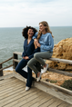 &CO Woman - Blazer - Blauw - Phileine Melee Travel