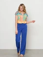 &CO Woman - Blouse korte mouw - Assorti - Valetta Multi Paisley - Bl377