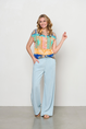 &CO Woman - Blouse korte mouw - Assorti - Valetta Multi Paisley - Bl377