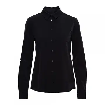 &CO Woman - Blouse lange mouw - Zwart - Olivia Travel