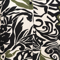 &CO Woman - Blouse lange mouw - Zwart - Vayen Leaf - Bl355