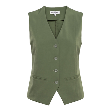 &CO Woman - Gilet - Groen - Priya Travel