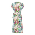 &CO Woman - Jurk - Beige - Lizzy Multi Leaf - Dr286