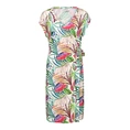 &CO Woman - Jurk - Beige - Lizzy Multi Leaf - Dr286