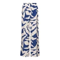 &CO Woman - Katoenen broek - Blauw - Nadine Banana Leaf - Pa376