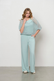 &Co Woman - Katoenen broek - Lichtblauw - Nelly - Pa366