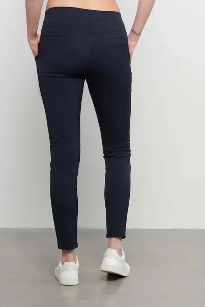 &CO Woman - Katoenen broek - Marineblauw - Peppe Travel