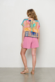 &CO Woman - T-shirt korte mouw - Assorti - Alisa Multi Paisley - Bl375